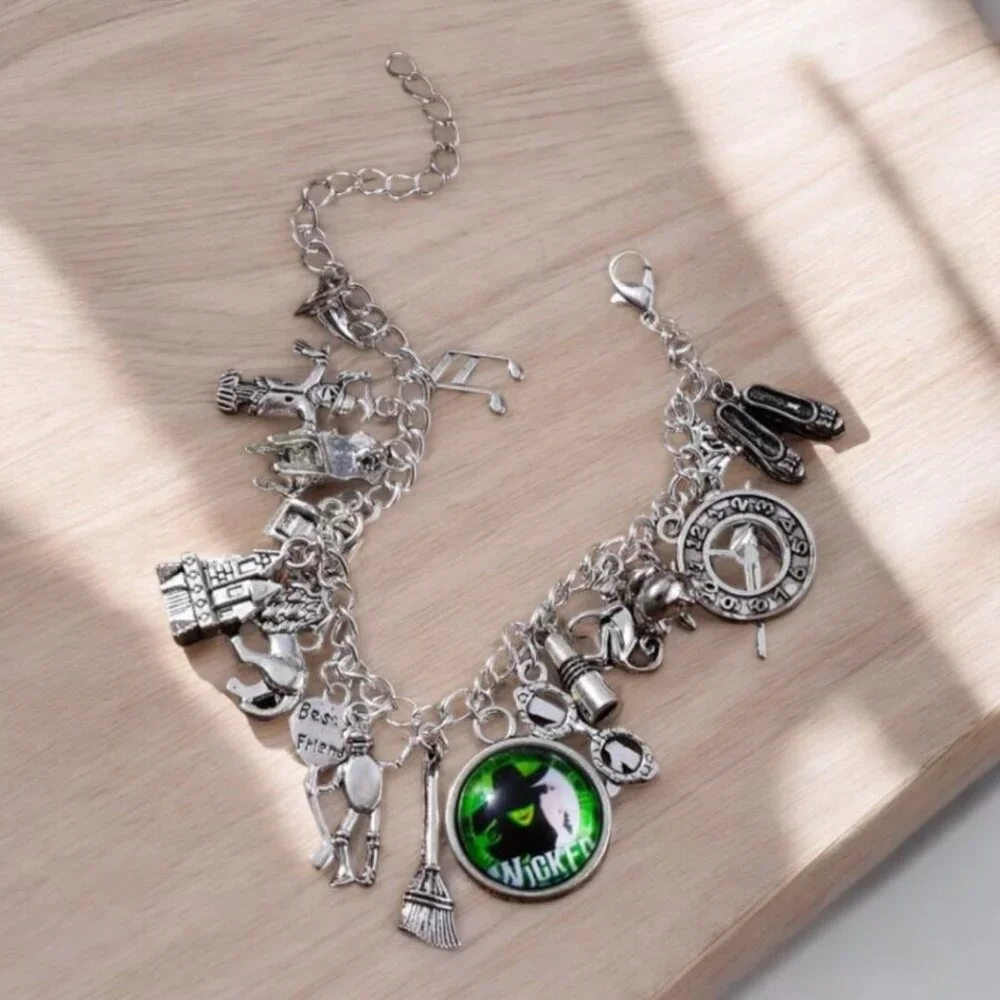 Wicked Musical Charm Bracelet | Silver-Tone | One Size - Picture 2 of 3